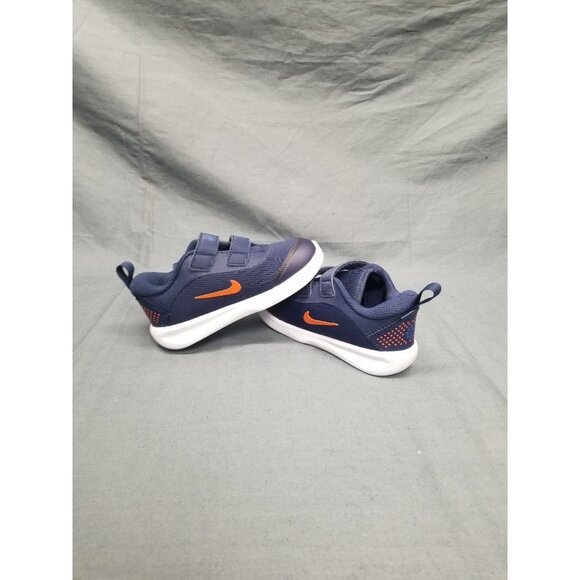 Nike Omni Multi-Court Sneakers Slip-On Blue Orange Size 8 DISPLAY MODEL! - Picture 5 of 6